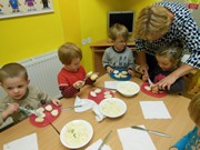 Odpolední zdravá svačinka s rodiči